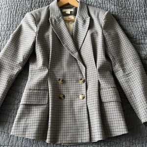 H&M tapered waist blazer